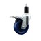Service Caster 4'' Solid Poly Swivel 1-3/8'' Expanding Stem Caster Total Lock Brake SCC-EXTTL20S414-SPUS-138 - alternate 1